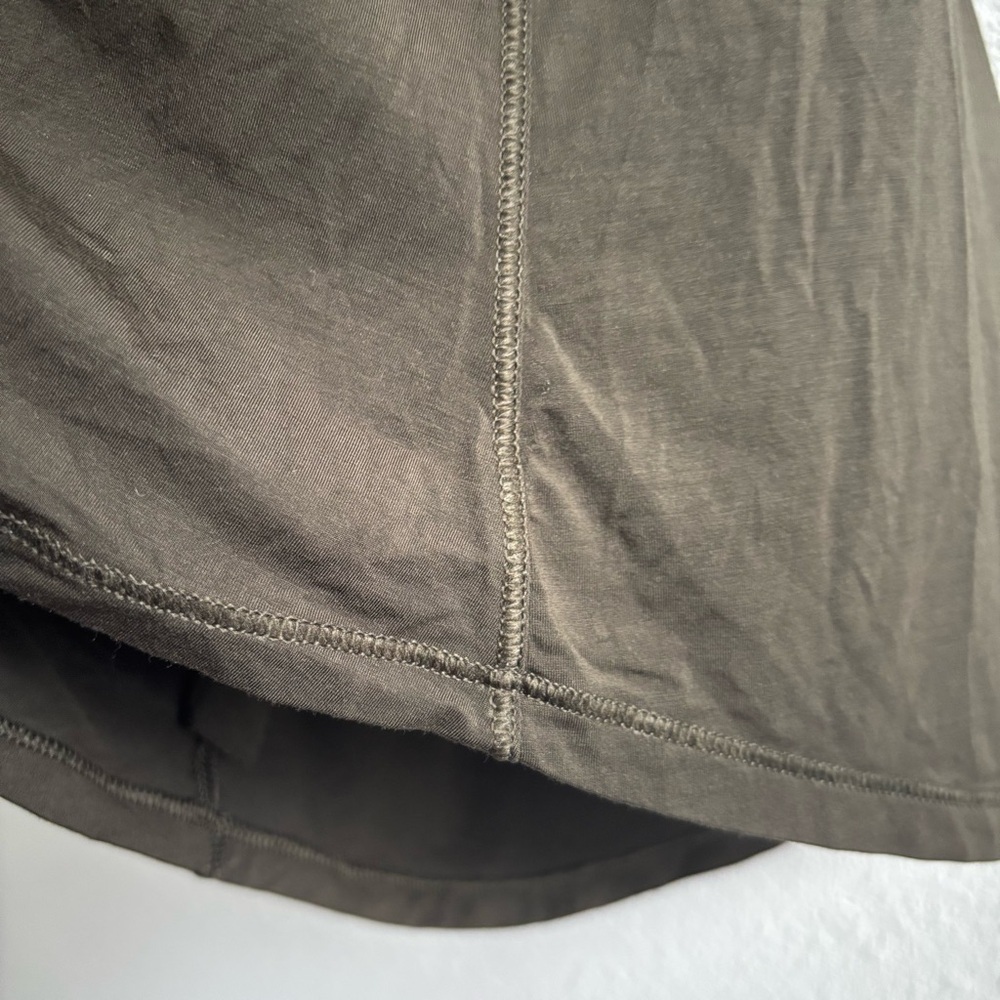 Lululemon Athletica Dark Olive Green Twisted Back Tank Top - Picture 8 of 8